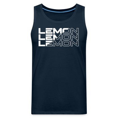 LEM0N Men’s Premium Tank - deep navy