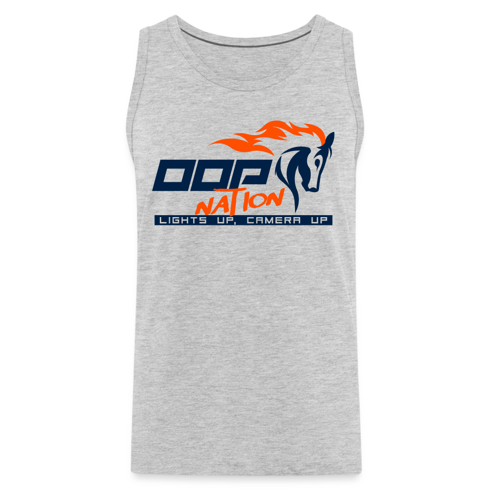 Oop Nation Men’s Premium Tank Top - heather gray