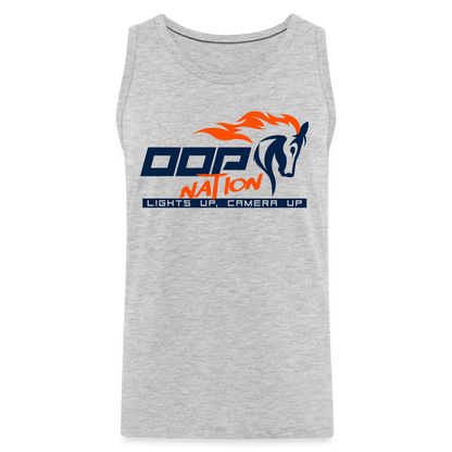 Oop Nation Men’s Premium Tank Top - heather gray