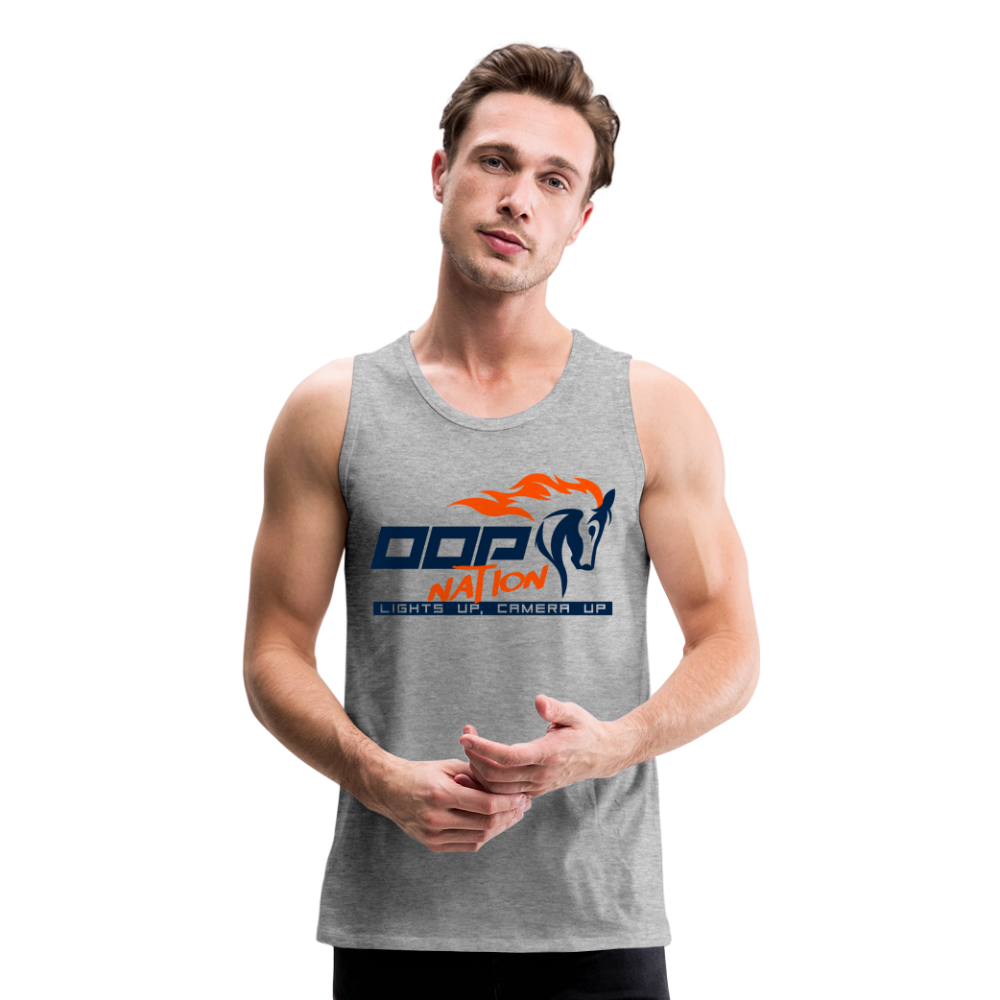 Oop Nation Men’s Premium Tank Top - heather gray