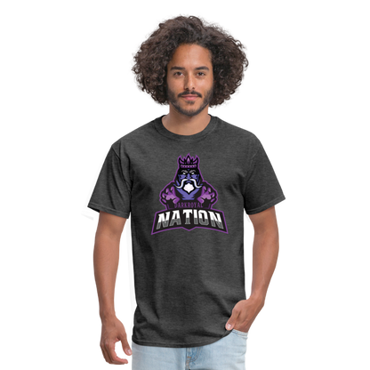 Adult Dark Royal Nation Classic T-Shirt - heather black