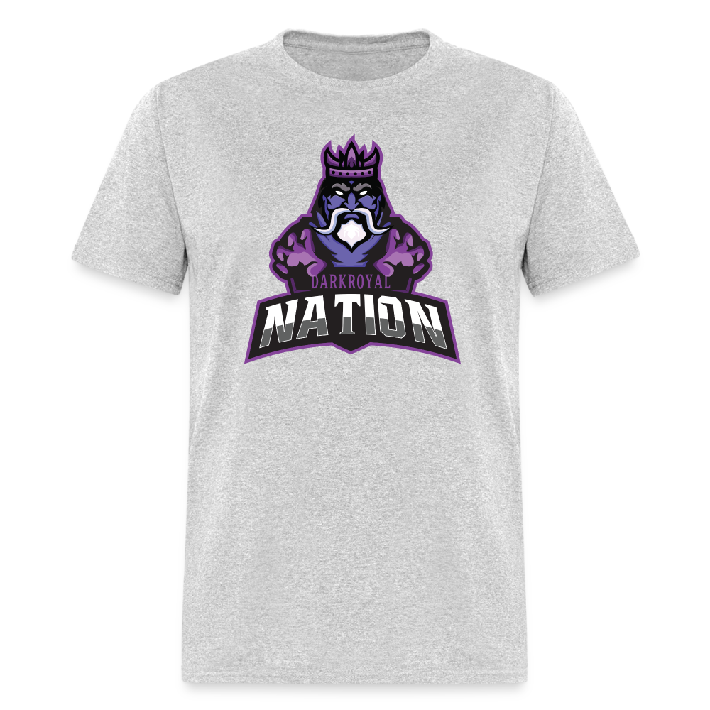 Adult Dark Royal Nation Classic T-Shirt - heather gray