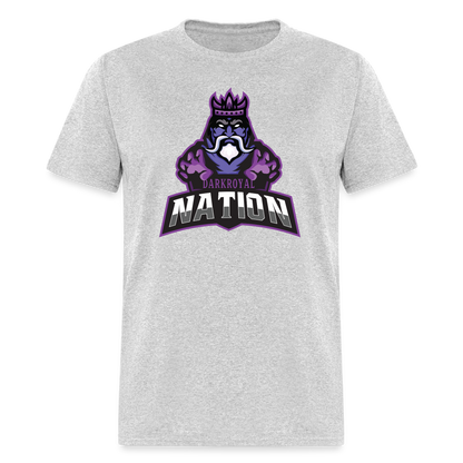 Adult Dark Royal Nation Classic T-Shirt - heather gray