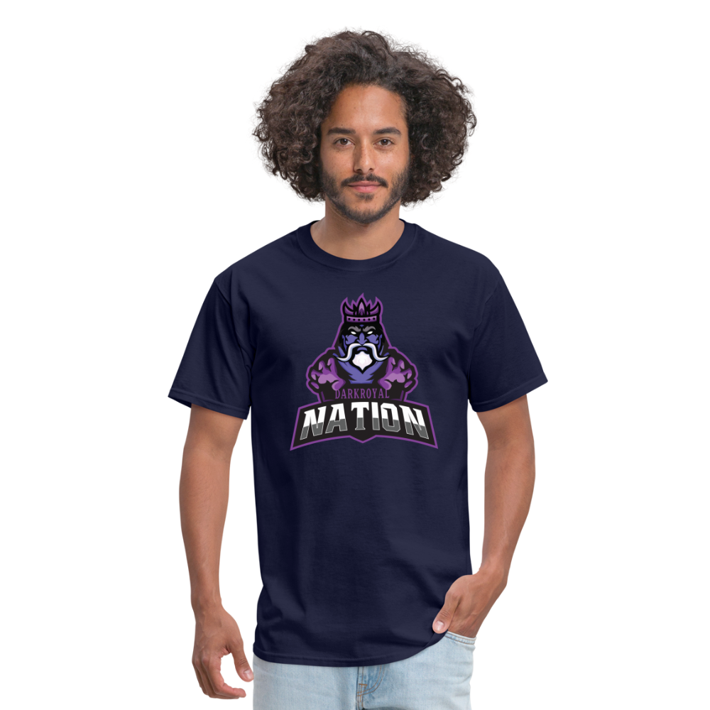 Adult Dark Royal Nation Classic T-Shirt - navy