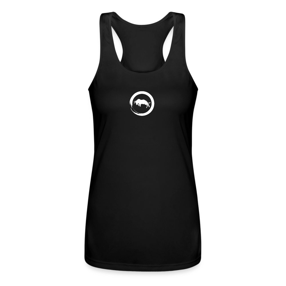 Vex Unchained Women’s 'HERD' Performance Racerback Tank Top - black