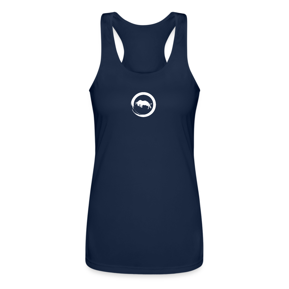 Vex Unchained Women’s 'HERD' Performance Racerback Tank Top - navy