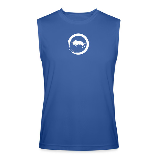 Men’s Vex Unchained 'HERD' Sleeveless Performance Shirt - royal blue