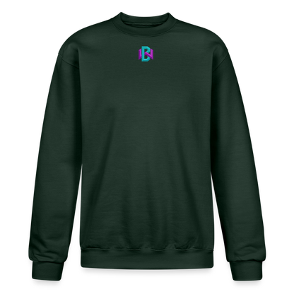 Adult BiohazardWife 'Chemical' Champion Sweatshirt - Dark Green