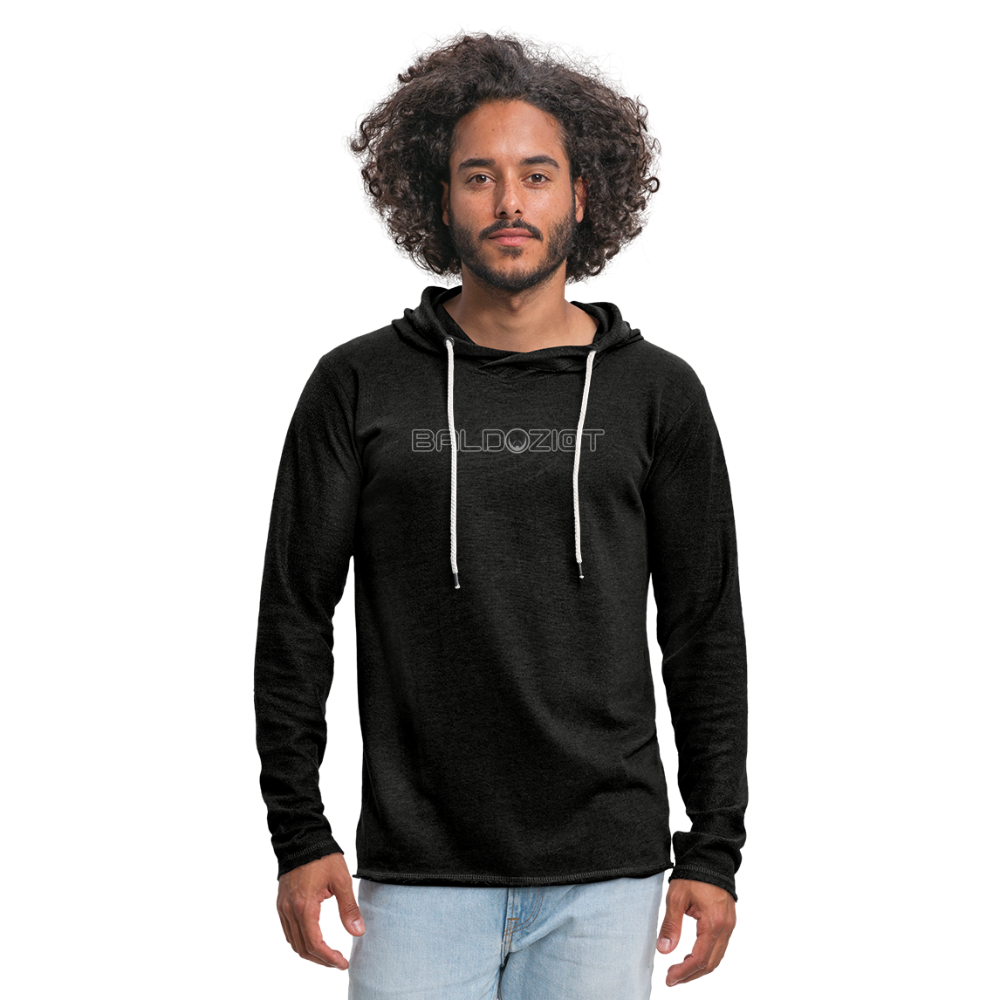 Adult Baldoziot Lightweight Terry Hoodie - charcoal grey