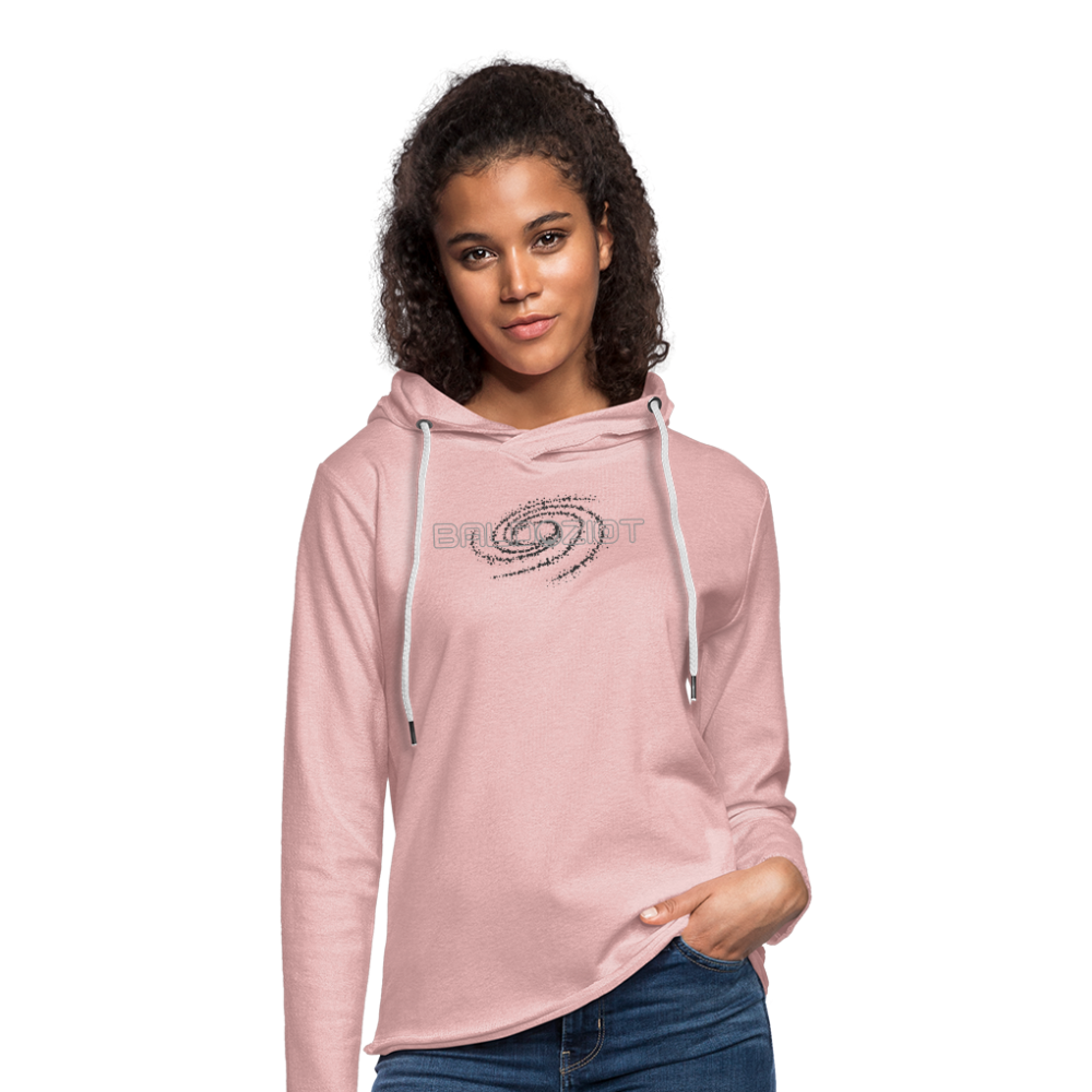 Adult Baldoziot Lightweight Terry Hoodie - cream heather pink