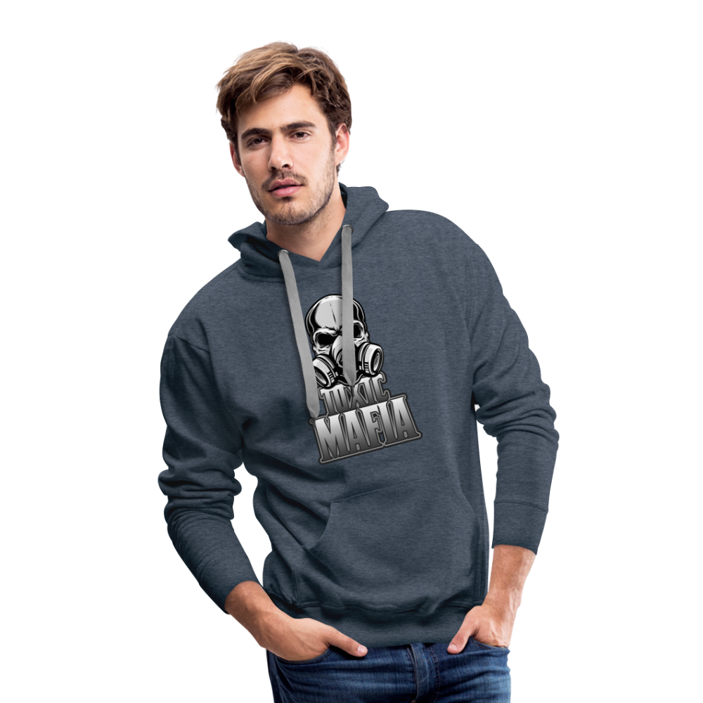 Men’s Heyyyy Tony Premium Hoodie - heather denim