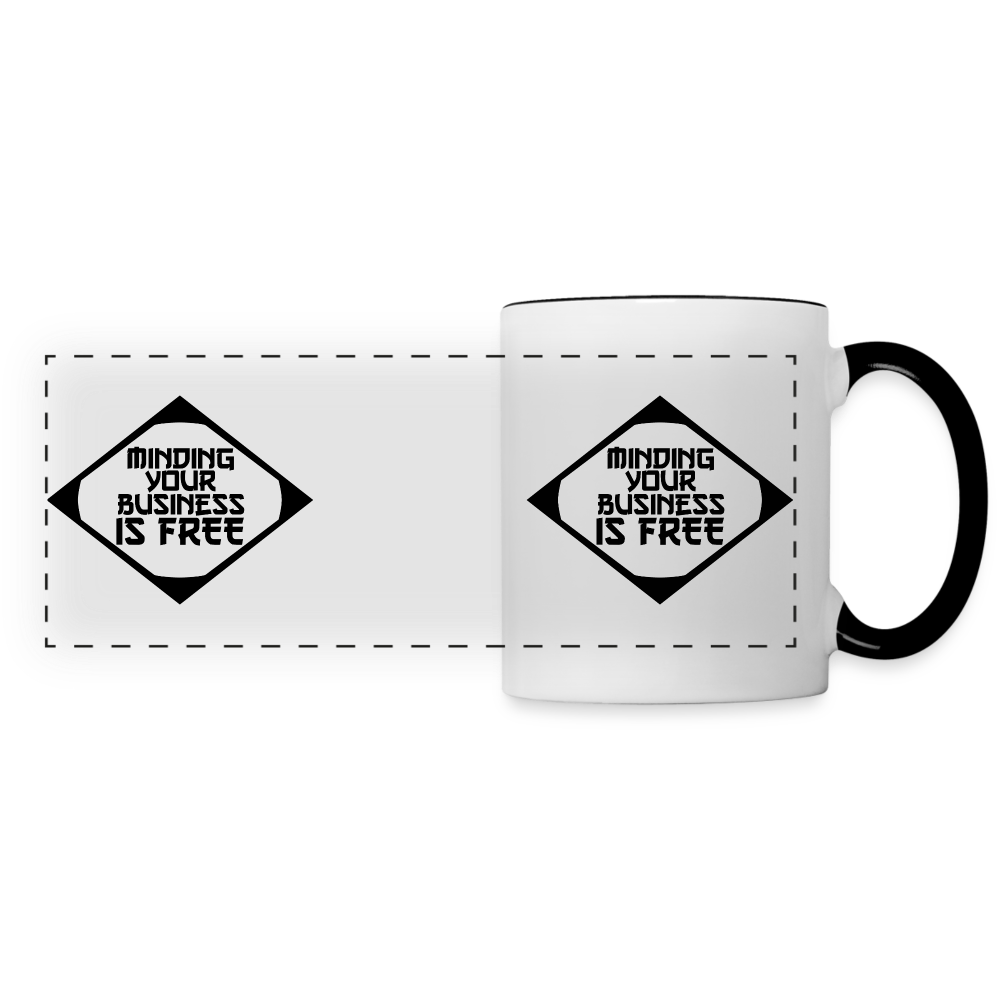 Heyyyy Tony Contrast Coffee Mug - white/black