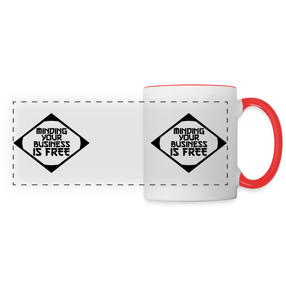 Heyyyy Tony Contrast Coffee Mug - white/red