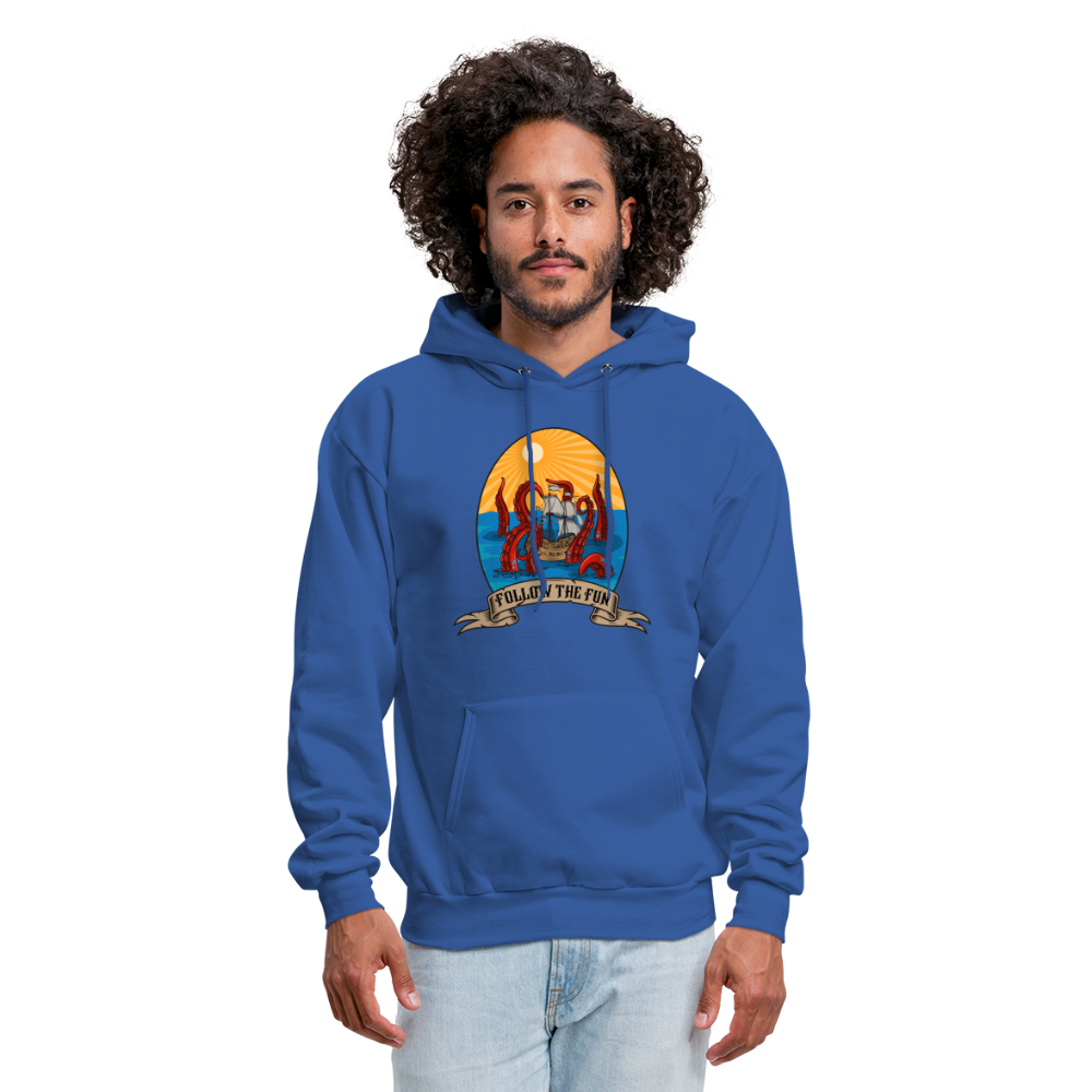 Men's Reid Likes Games 'Follow the Fun' Hoodie - royal blue