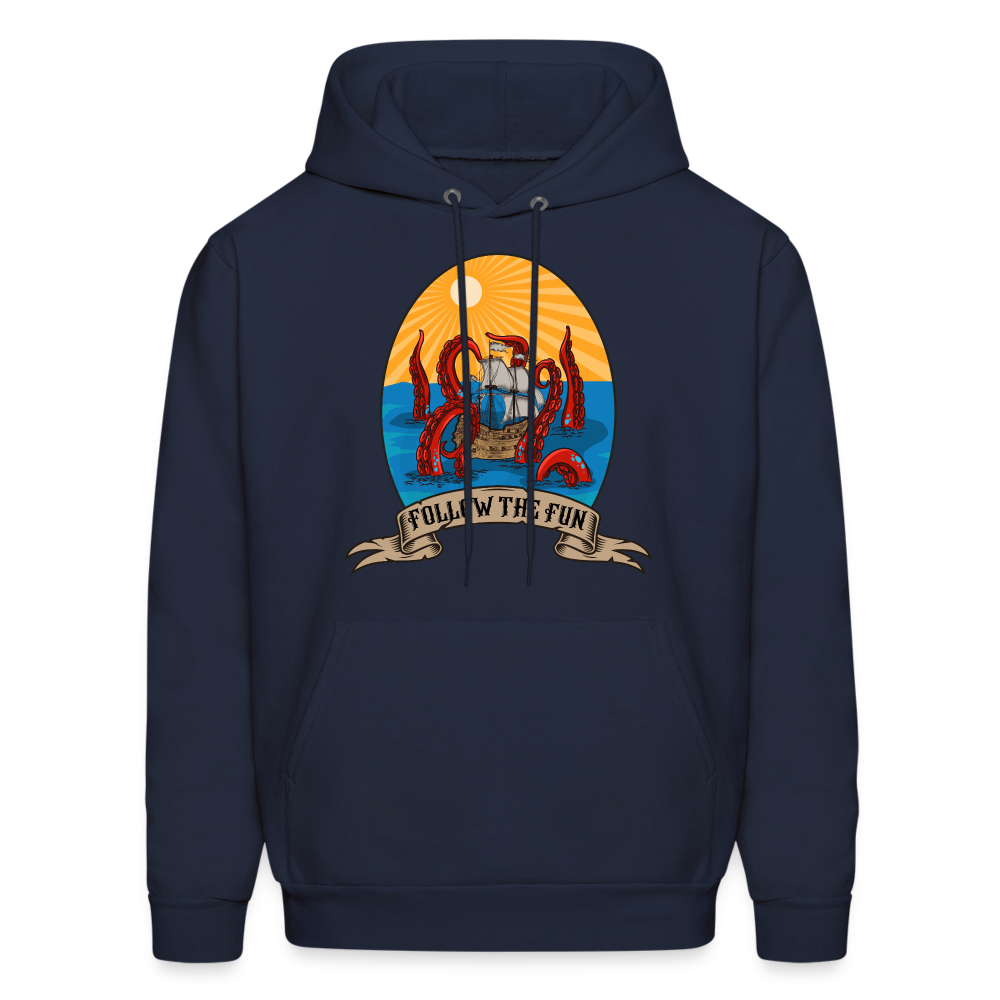 Men's Reid Likes Games 'Follow the Fun' Hoodie - navy