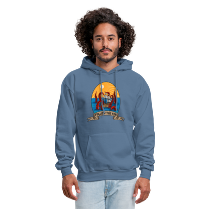 Men's Reid Likes Games 'Follow the Fun' Hoodie - denim blue