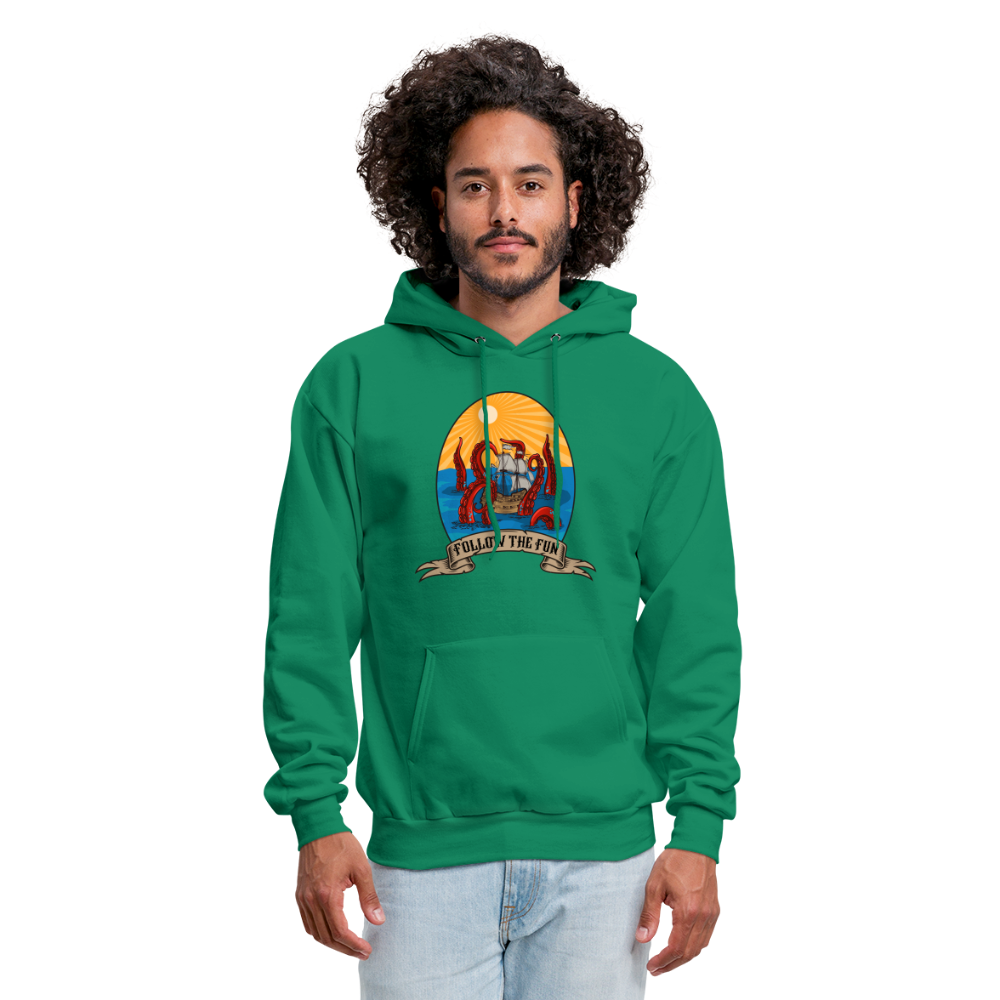 Men's Reid Likes Games 'Follow the Fun' Hoodie - kelly green