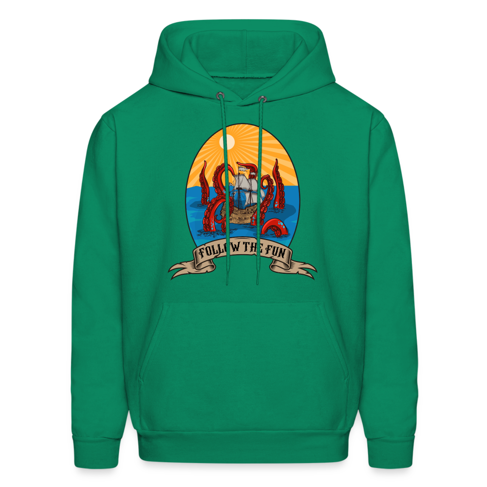 Men's Reid Likes Games 'Follow the Fun' Hoodie - kelly green