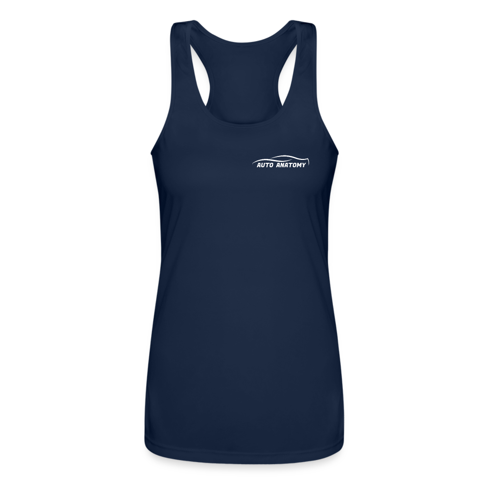 Women’s Auto Anatomy 'Bringing Classics to Life' Racerback Tank Top - navy