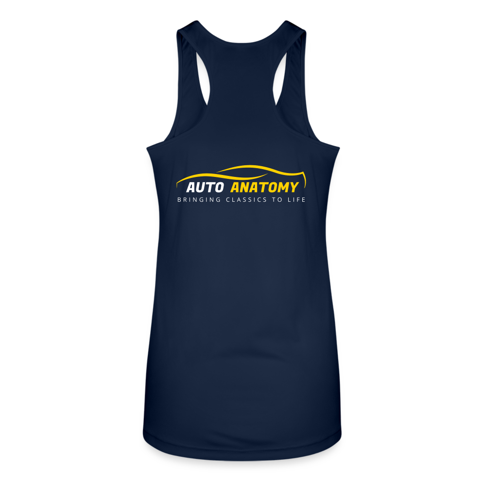 Women’s Auto Anatomy Performance Racerback Tank Top - navy