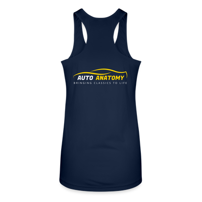 Women’s Auto Anatomy Performance Racerback Tank Top - navy