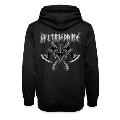 Adult AllTimePrime 'Wares of a Warrior' Shawl Collar Hoodie - black