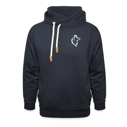 Adult AllTimePrime 'Wares of a Warrior' Shawl Collar Hoodie - navy