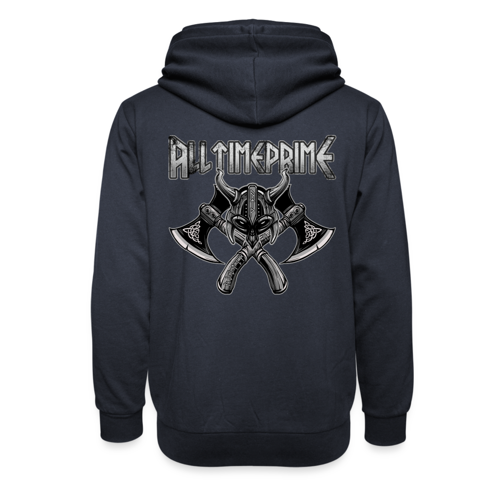 Adult AllTimePrime 'Wares of a Warrior' Shawl Collar Hoodie - navy