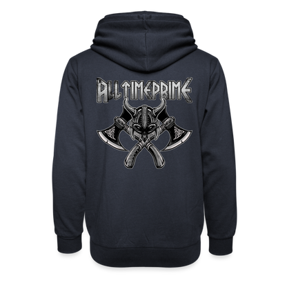 Adult AllTimePrime 'Wares of a Warrior' Shawl Collar Hoodie - navy