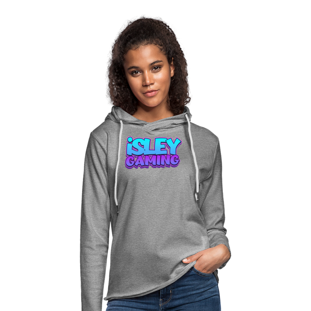 Adult iSLEYGaming Lightweight Terry Hoodie - heather gray