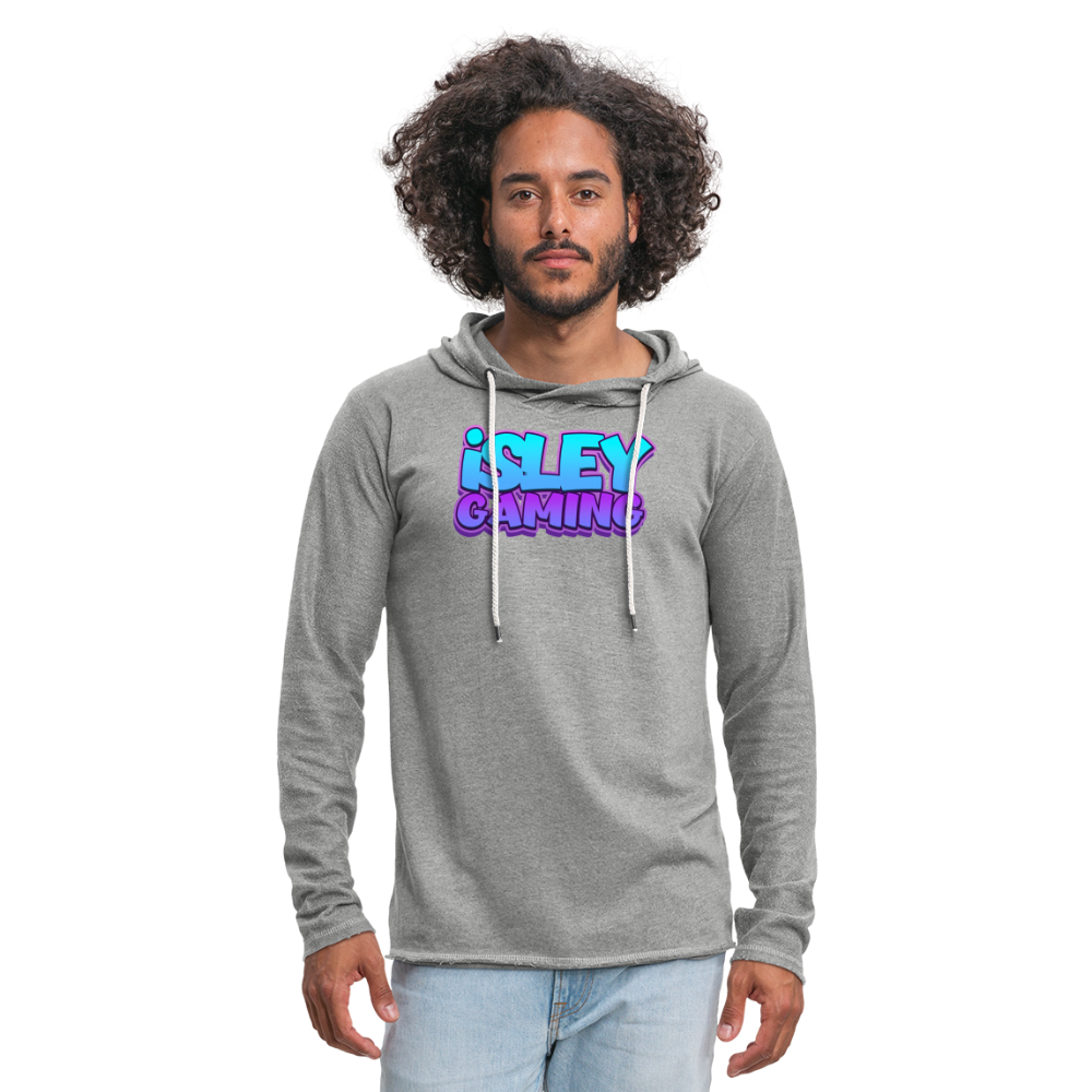 Adult iSLEYGaming Lightweight Terry Hoodie - heather gray