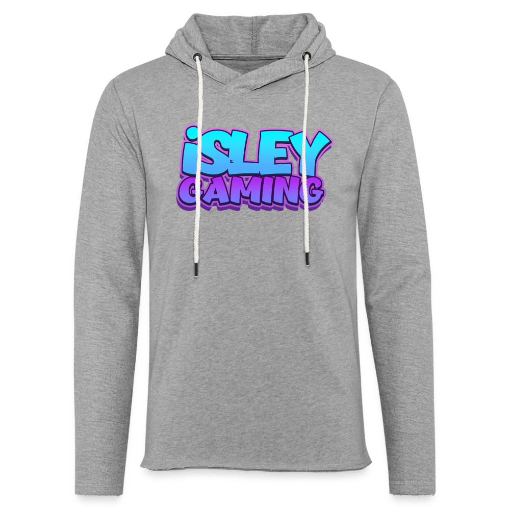 Adult iSLEYGaming Lightweight Terry Hoodie - heather gray