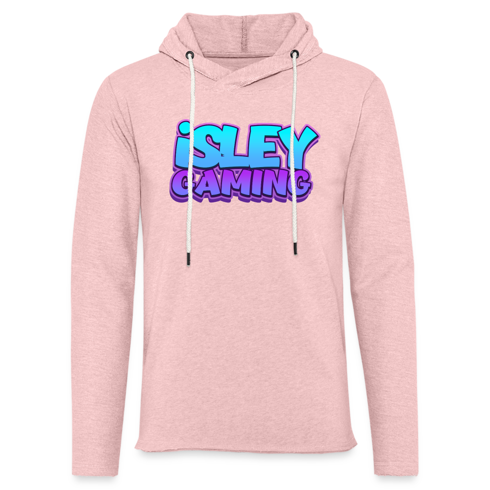 Adult iSLEYGaming Lightweight Terry Hoodie - cream heather pink