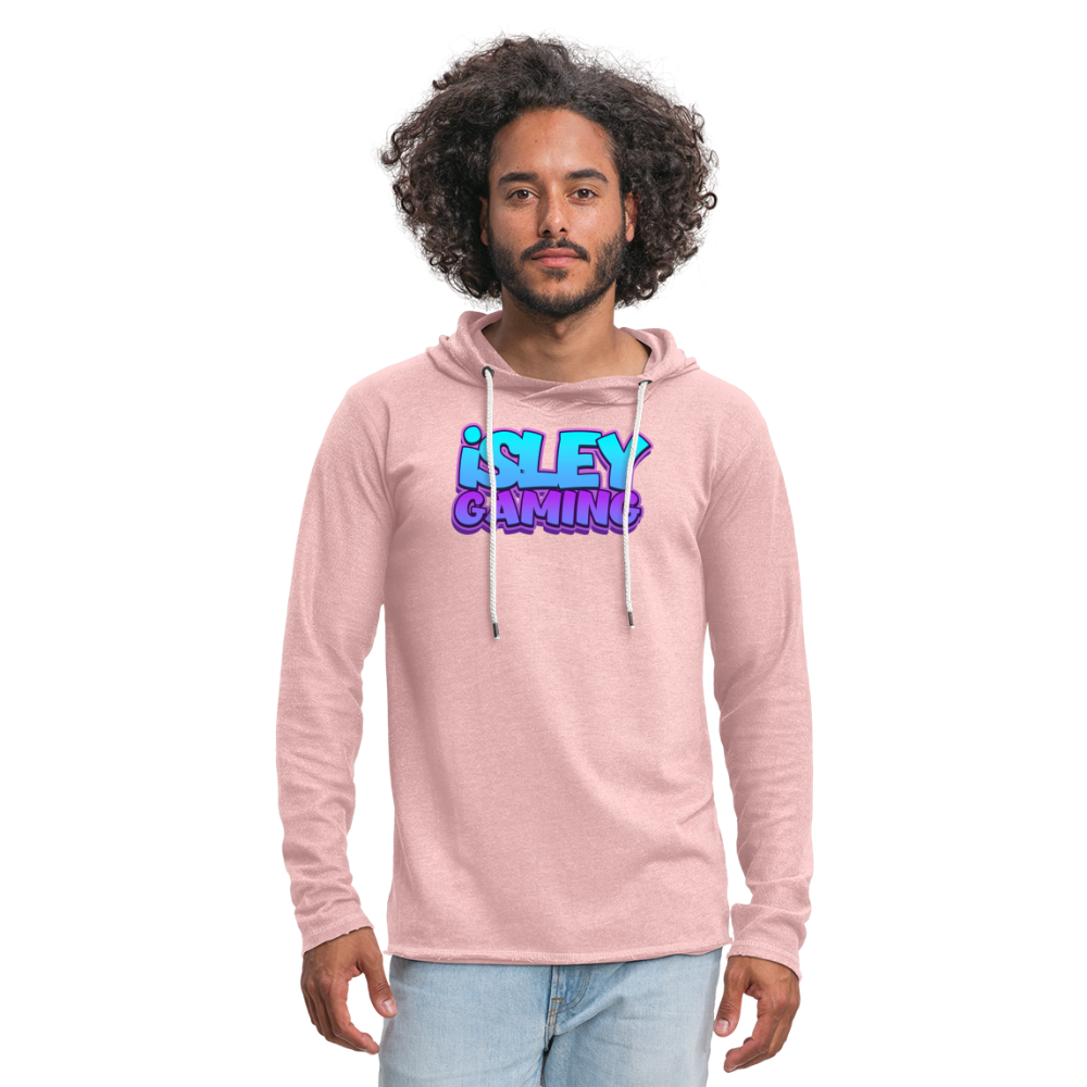 Adult iSLEYGaming Lightweight Terry Hoodie - cream heather pink