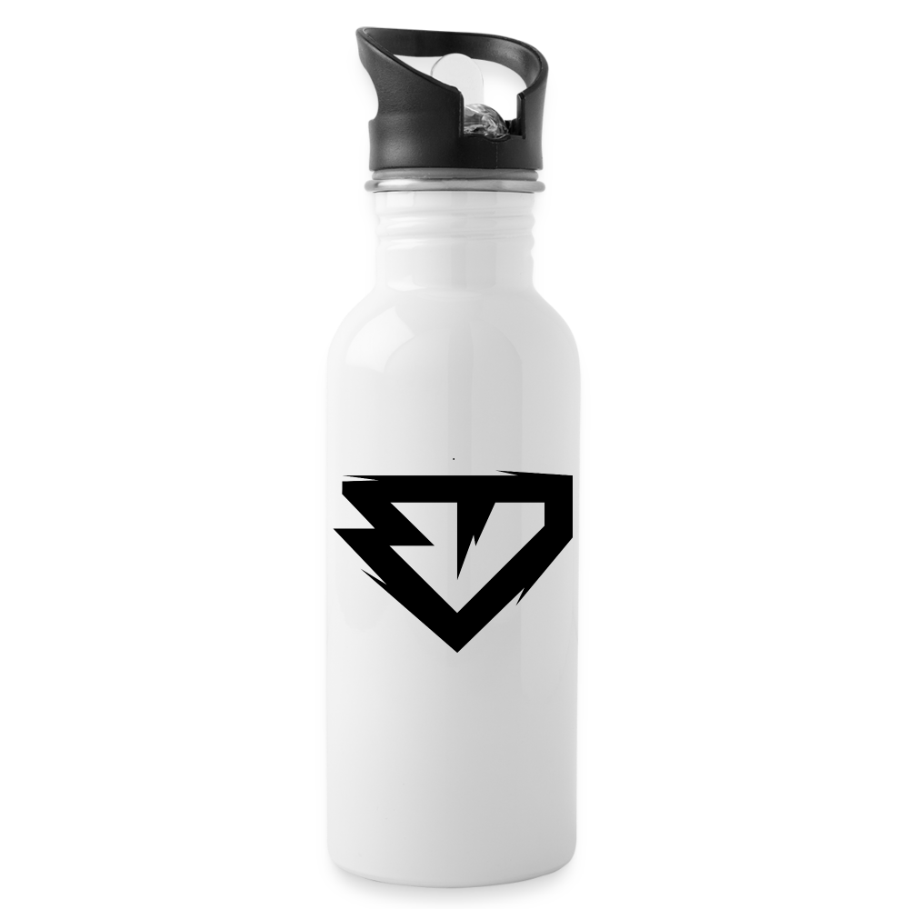 RickyShredz Stainless Steel Water Bottle - white