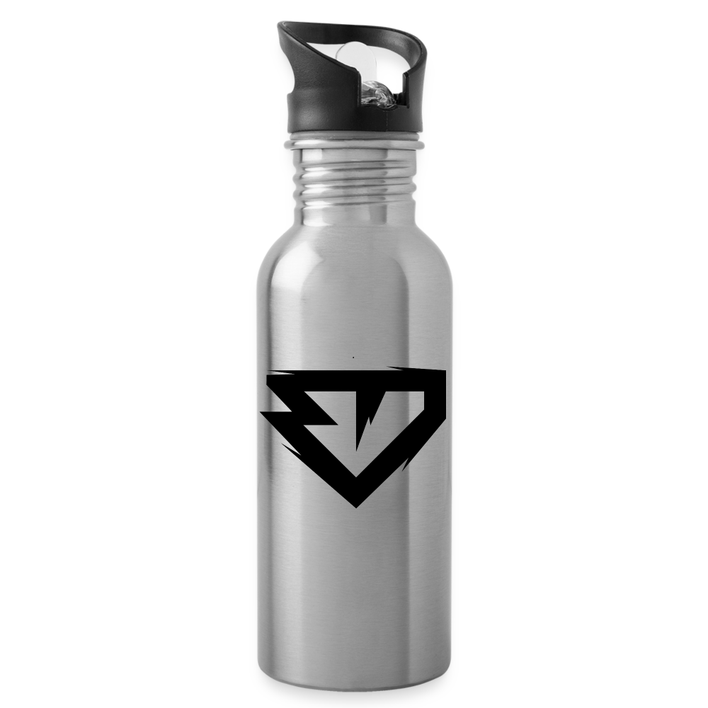 RickyShredz Stainless Steel Water Bottle - silver