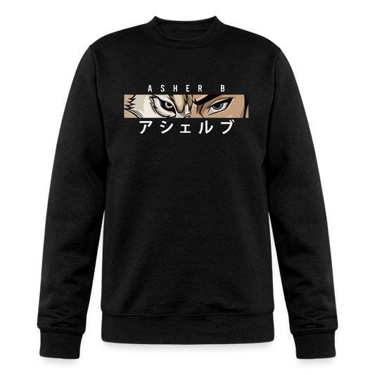 Asher B Champion Unisex Powerblend Sweatshirt - black