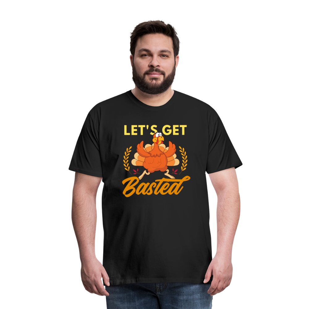 GU 'Let's Get Basted' Unisex Premium T-Shirt - black