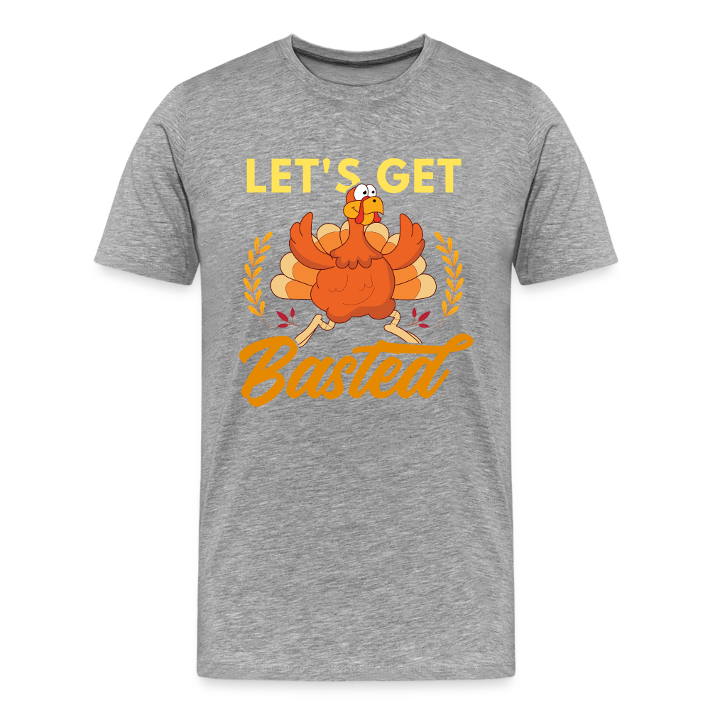 GU 'Let's Get Basted' Unisex Premium T-Shirt - heather gray