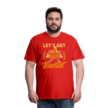 GU 'Let's Get Basted' Unisex Premium T-Shirt - red