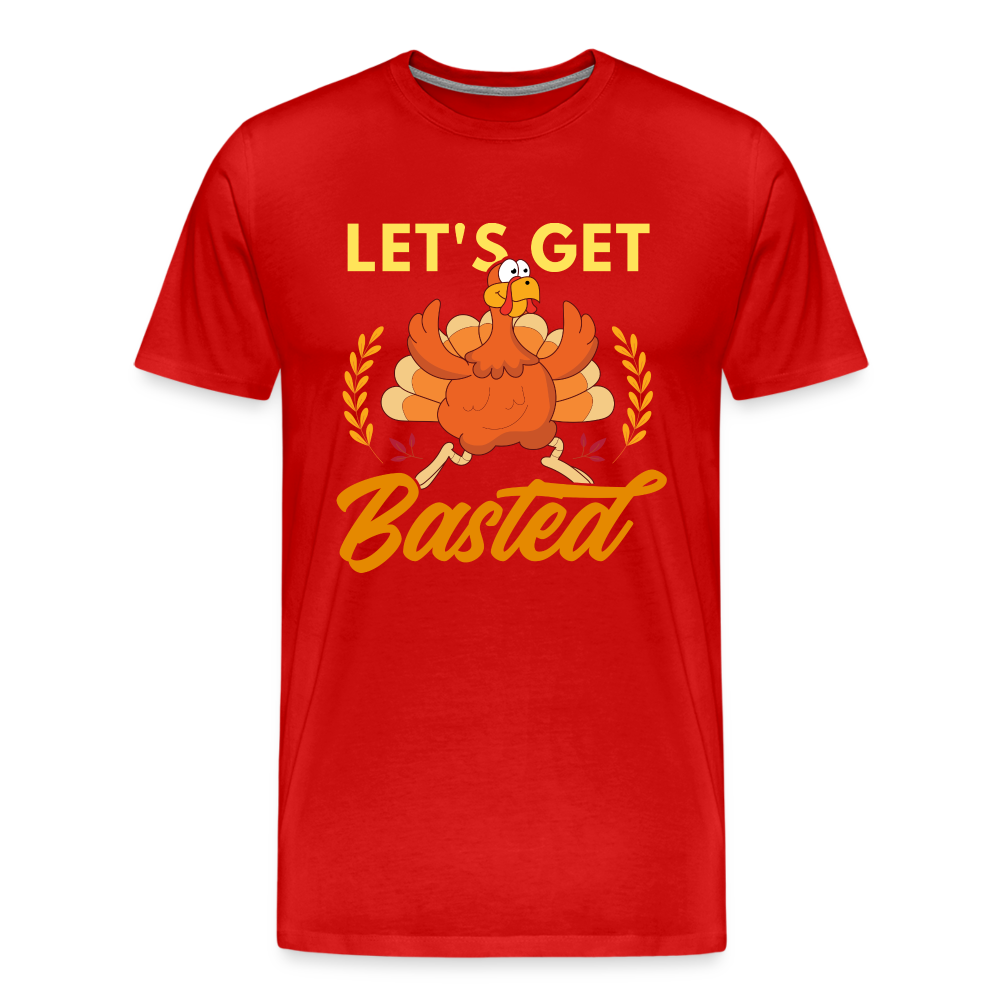 GU 'Let's Get Basted' Unisex Premium T-Shirt - red