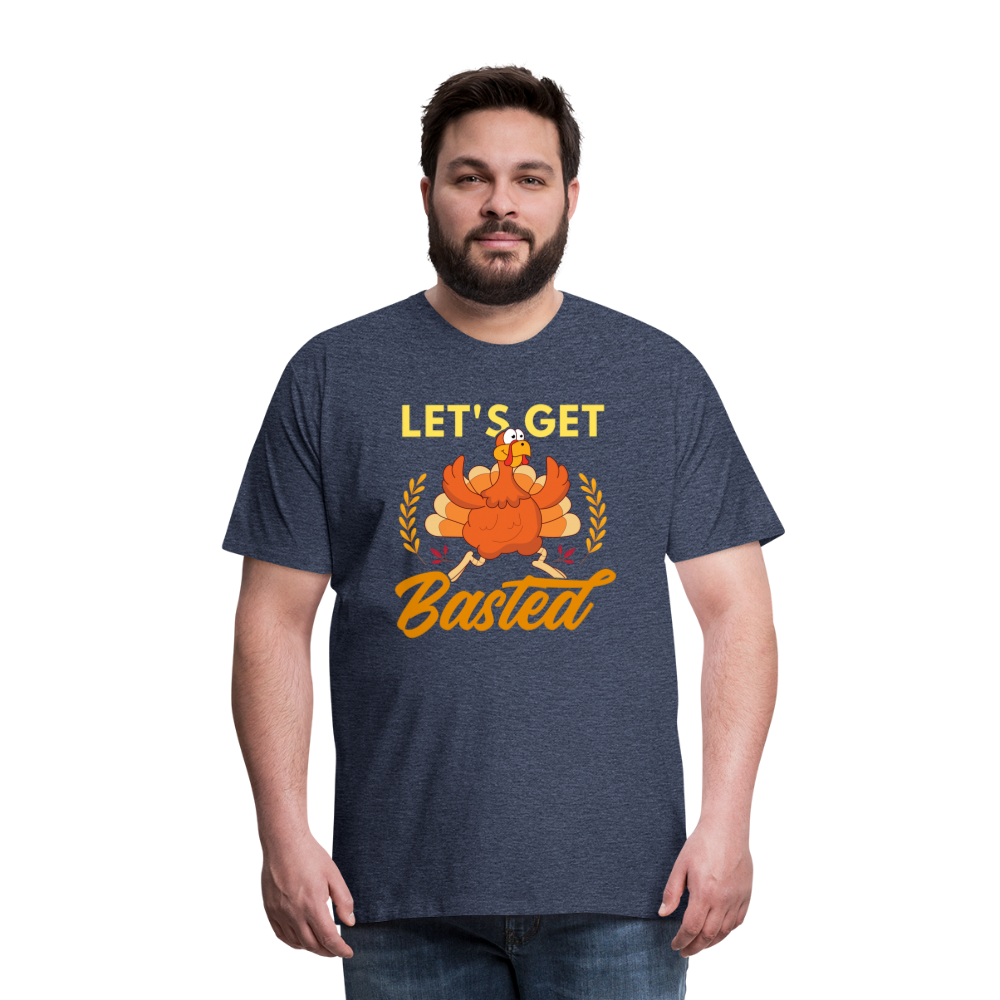 GU 'Let's Get Basted' Unisex Premium T-Shirt - heather blue