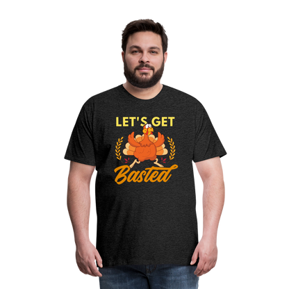 GU 'Let's Get Basted' Unisex Premium T-Shirt - charcoal grey