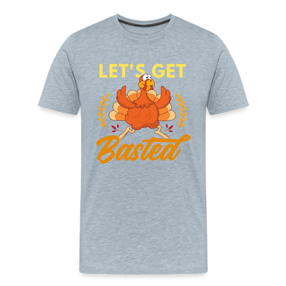 GU 'Let's Get Basted' Unisex Premium T-Shirt - heather ice blue