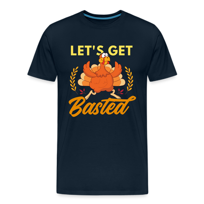 GU 'Let's Get Basted' Unisex Premium T-Shirt - deep navy