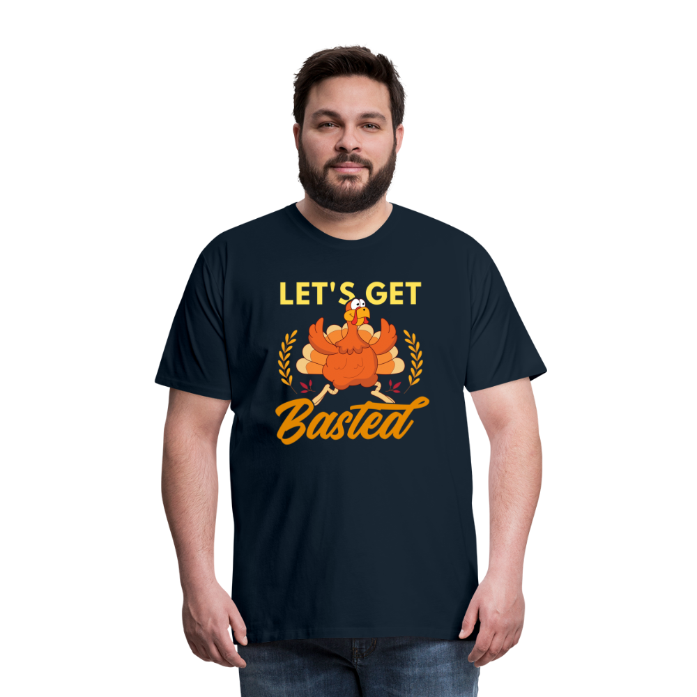 GU 'Let's Get Basted' Unisex Premium T-Shirt - deep navy