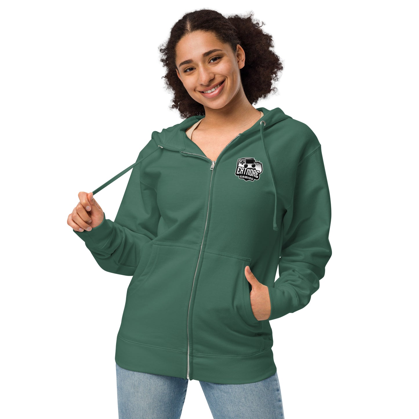 Adult EatMore Gaming Fleece Zipped Hoodie