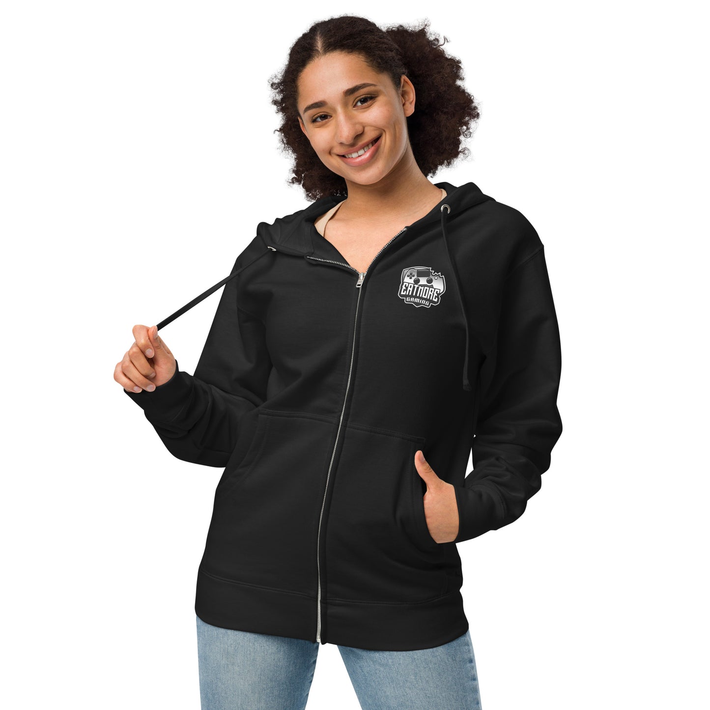 Adult EatMore Gaming Fleece Zipped Hoodie