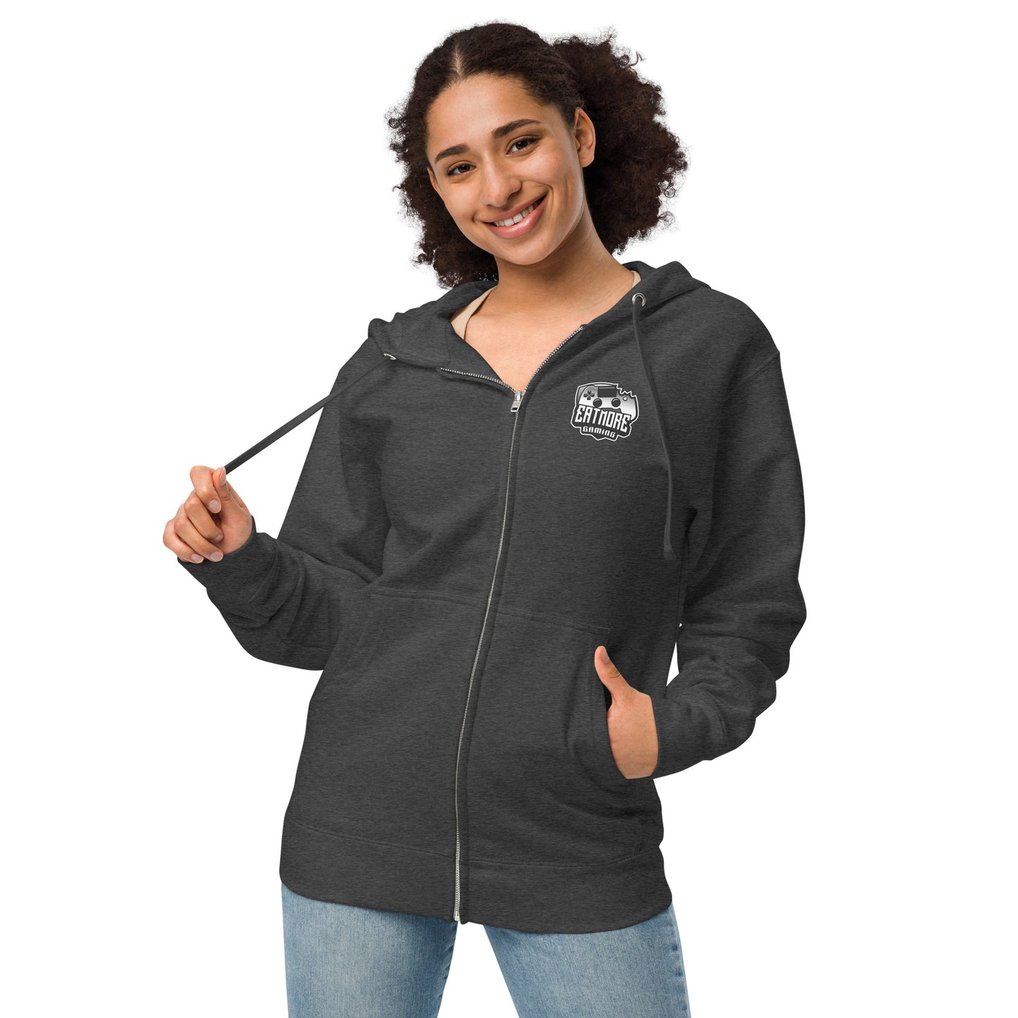 Adult EatMore Gaming Fleece Zipped Hoodie