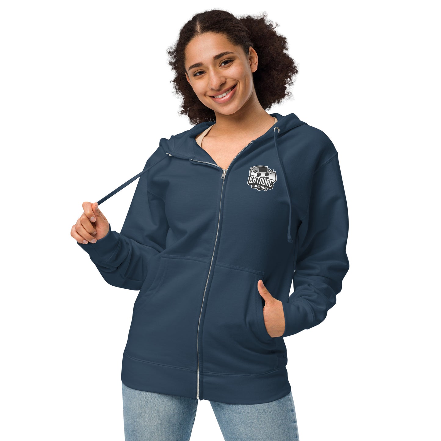 Adult EatMore Gaming Fleece Zipped Hoodie